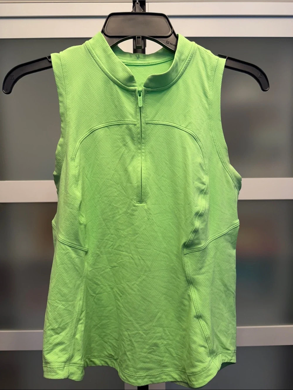 Lululemon Front Zip Mock-Neck Tennis Tank Top